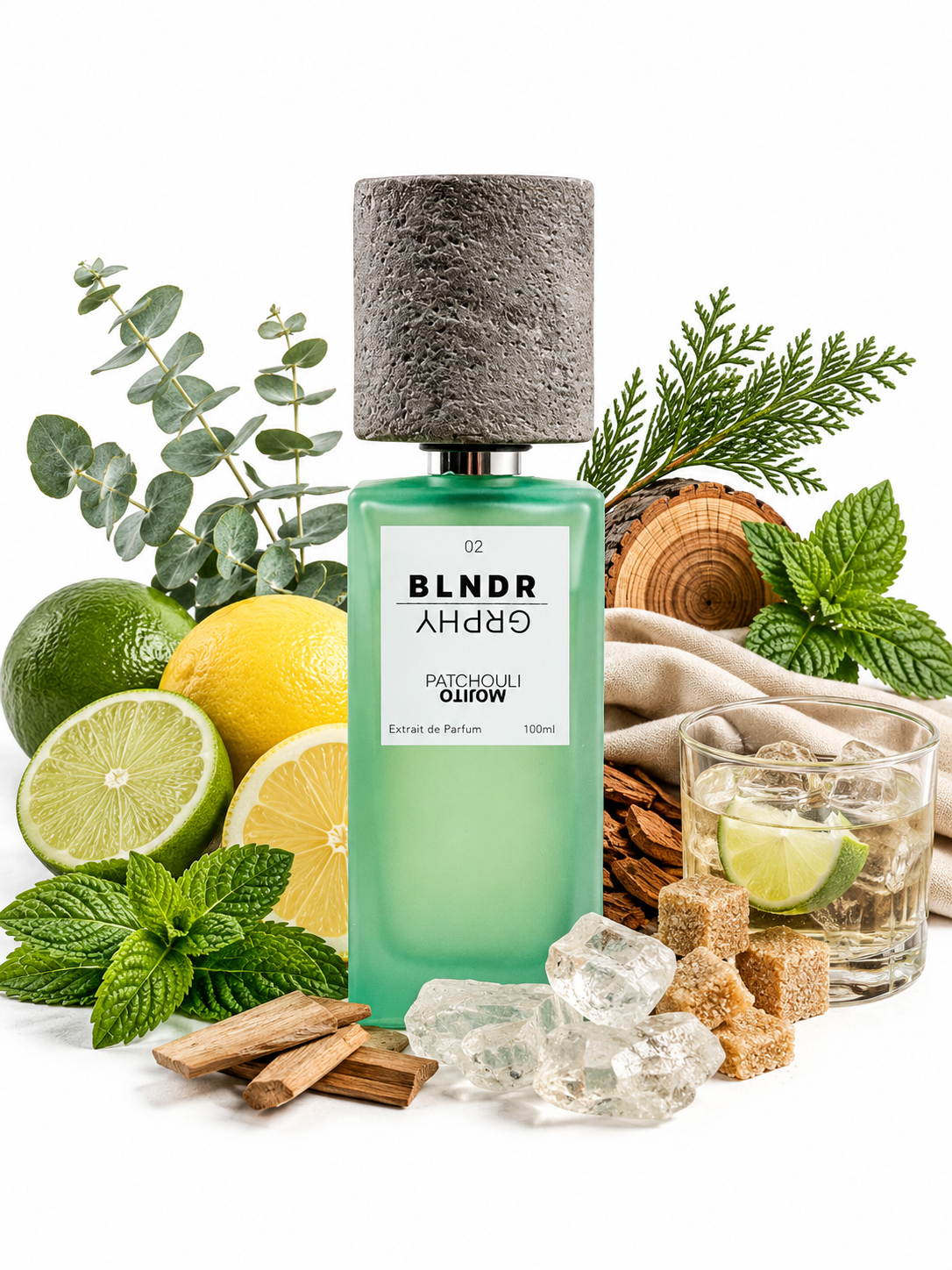 PATCHOULI MOJITO BLNDR GRPHY